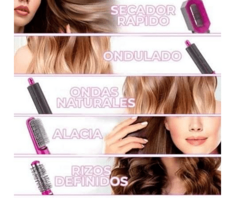 MEGA CEPILLO 5 EN 1🍃❄️🪞🪮