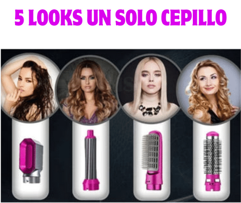 MEGA CEPILLO 5 EN 1🍃❄️🪞🪮
